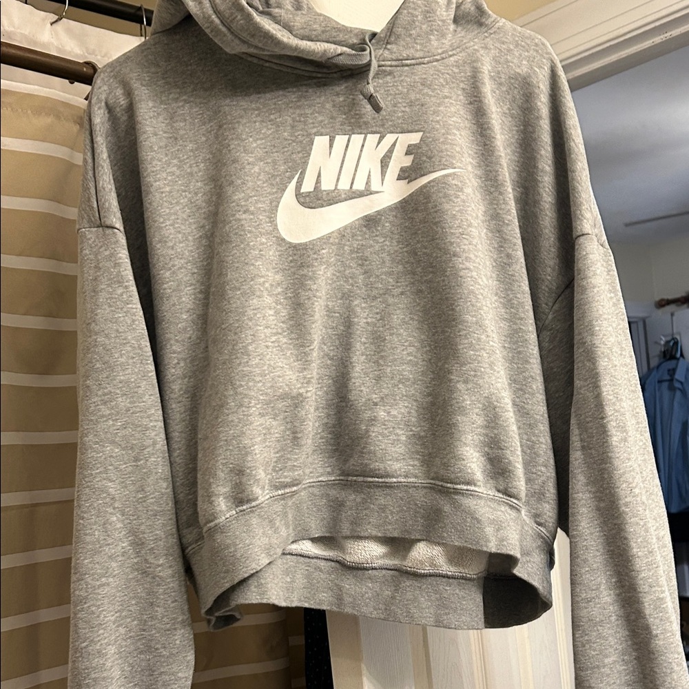 Nike Women's Gray Pullover Hoodie